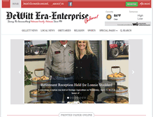 Tablet Screenshot of dewitt-ee.com